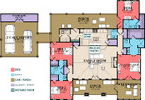 Country House Plan - Lancaster 35405 - 1st Floor Plan