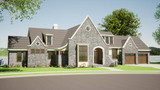 European House Plan - Benfield Manor 96752 - Front Exterior