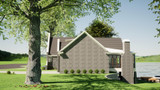 European House Plan - Benfield Manor 96752 - Right Exterior