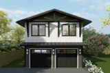 Craftsman House Plan - Willow Retreat 60300 - Front Exterior