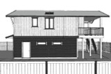 Craftsman House Plan - Willow Retreat 60300 - Right Exterior