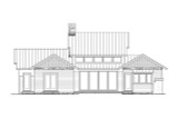 Secondary Image - Modern House Plan - Genesis 29024 - Rear Exterior