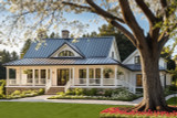 Southern House Plan - Hatteras Cottage 55985 - Front Exterior