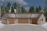Traditional House Plan - Young Garage 41900 - Front Exterior