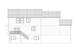 Traditional House Plan - 62373 - Rear Exterior