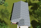 Craftsman House Plan - Boyes 48451 - Aerial View - 