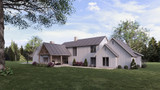 Craftsman House Plan - Timber Ridge 13518 - Rear Exterior