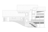 Modern House Plan - Sunrise Bay 67528 - Left Exterior