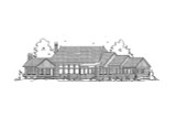 Secondary Image - European House Plan - Madison County 87550 - Rear Exterior