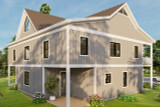 Craftsman House Plan - Queens Creek 21019 - Left Exterior