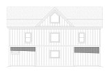 Craftsman House Plan - Queens Creek 21019 - Rear Exterior