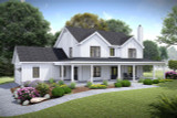 Farmhouse House Plan - Black Walnut 2.0 36260 - Front Exterior