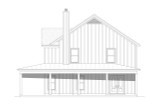 Farmhouse House Plan - Black Walnut 2.0 36260 - Right Exterior