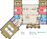 Traditional House Plan - Ferguson 83815 - 1st Floor Plan