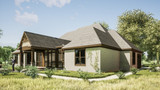 Craftsman House Plan - Fairbanks 2 84501 - Left Exterior