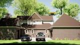 Craftsman House Plan - Corbett Manor 35110 - Right Exterior