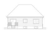 Secondary Image - Country House Plan - 48599 - Rear Exterior