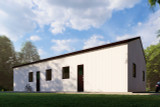 Secondary Image - Traditional House Plan - Jacob 25230 - Rear Exterior