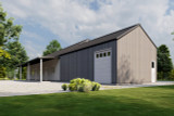 Traditional House Plan - Lindsay 16695 - Left Exterior