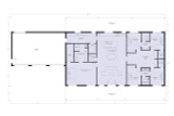 Traditional House Plan - Lindsay 16695 - 1st Floor Plan
