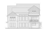 Shingle-Style House Plan - Lakeshore 23527 - Rear Exterior