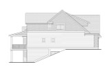 Shingle-Style House Plan - Lakeshore 23527 - Left Exterior