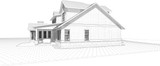 Craftsman House Plan - Gilmore 80575 - Left Exterior