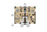 Contemporary House Plan - 85400 - 1st Floor Plan