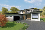Contemporary House Plan - Edgemont 88247 - Front Exterior