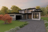 Contemporary House Plan - Edgemont 88247 - Front Exterior