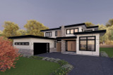 Contemporary House Plan - Edgemont 88247 - Front Exterior