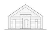 Secondary Image - European House Plan - 74181 - Rear Exterior
