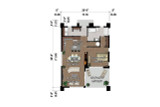 European House Plan - 74181 - 1st Floor Plan