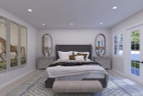 European House Plan - Mellor 70247 - Master Bedroom