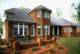 European House Plan - Monteagle 87366 - Rear Exterior