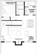 Mountain Rustic House Plan - Bonzai 2 31544 - Basement Floor Plan