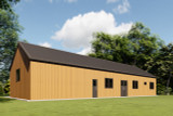 Country House Plan - Vance 54337 - Rear Exterior