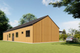 Country House Plan - Vance 54337 - Left Exterior