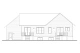 European House Plan - Albert 2 57391 - Rear Exterior