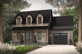 Colonial House Plan - Acelia 2 49780 - Front Exterior