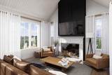 Colonial House Plan - Acelia 2 49780 - Living Room