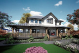 Farmhouse House Plan - Tranquil Acres 22725 - Front Exterior