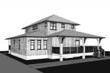 Farmhouse House Plan - Tranquil Acres 22725 - Left Exterior