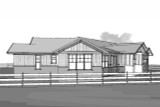 Ranch House Plan - Sunset Wynd 50572 - Left Exterior