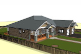 Ranch House Plan - Meadow View 30850 - Left Exterior