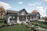 Ranch House Plan - Prairie Hills 77380 - Front Exterior
