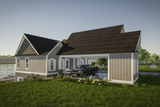 Traditional House Plan - Landon 2 31797 - Rear Exterior