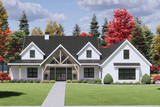 Farmhouse House Plan - 65066 - Front Exterior