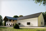 Farmhouse House Plan - Remington 95587 - Rear Exterior