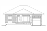 Modern House Plan - 57600 - Front Exterior